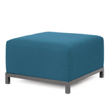 Axis 2pc Sectional Seascape Turquoise Titanium Frame