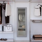 Stucco Dressing Mirror - Gray
