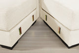 DESEO 158" Sectional Sofa with Ottoman