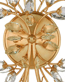Forget-Me-Not Gold Wall Sconce