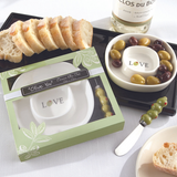 Olive You Olive Tray & Spreader Ceramic Set