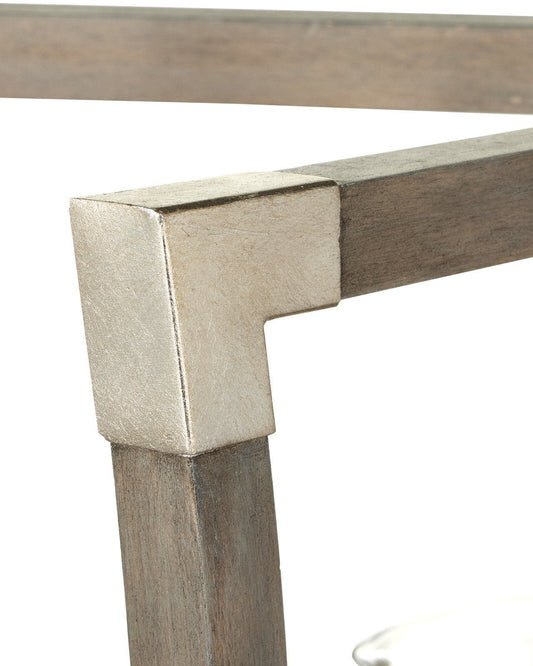 Bastian Small Gray Semi-Flush Mount