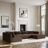 Shaggy - 5 Piece Modular U-Shaped Sectional