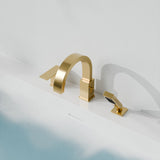 Nite Series Single-Handle Deck-Mount Roman Tub Faucet with Handheld Sprayer