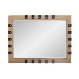Robin Baron Leather Wrapped Mirror