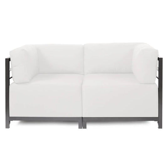 Axis 2pc Sectional Seascape Natural Titanium Frame