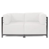 Axis 2pc Sectional Seascape Natural Titanium Frame
