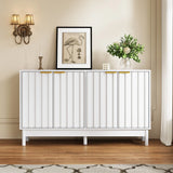 55'' Buffet Cabinet with Storage, Fluted Sideboard with Door