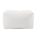 Outdoor Pouf Bench Cover- Seascape Natural