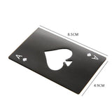 Poker Card Bottle Opener Stainless Steel Tool