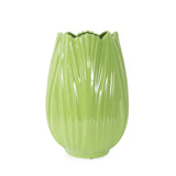 Field Green Short Ceramic Vase