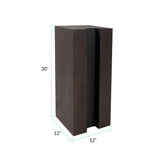 Bertoia Black Wooden Display Pedestal- Short