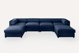 HARMONY 142" 4-Seater Sofa with 2 Ottomans