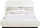 Vaughn - Boucle Bed With Black Base