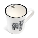 Blue Stallion Bowie Cow Ceramic Coffee Mug