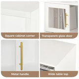 Wholesale Cube Storage Organizer with Acrylic Door, White