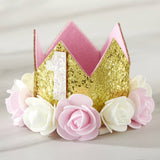Gold Glitter 1st Birthday Décor Kit for Baby Girl