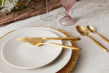 Velo Brushed Gold 20pc Flatware Set