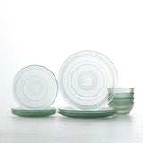 Jupiter Sage 12pc Dinnerware Set