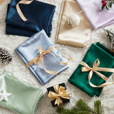 Wholesale Wrinkle-Free Luxury Satin Pillowcases, Blue [Set of 2]