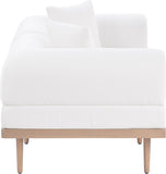 Laguna - 2 Piece Resilient Water Resistant Fabric 71" Upholstered Outdoor Patio Modular Loveseat