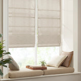 Faux Silk Cordless Roman Shade, Ivory
