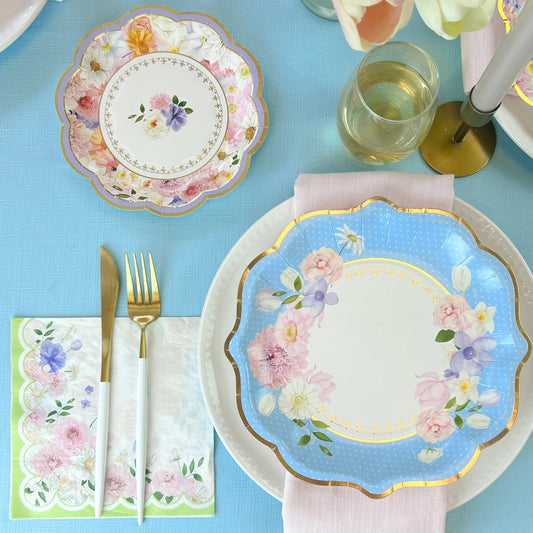 Tea Time Party Tableware Set for 16 Guests