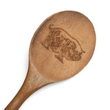 Blue Stallion Emily Pig Acacia Wood Spoon