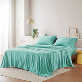 Jersey Knit All Season Sheet Set, Teal