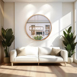 Johann Round Beveled Mirror
