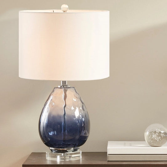 Blue Gradient Glass Table Lamp