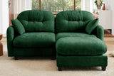 NUVIA 74" Loveseat with 1 Ottoman