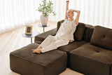 CORDELIA 116" 5-Seater Sectional with 2 Ottomans