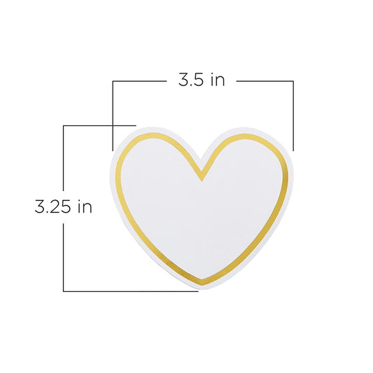 Heart Shaped Cards For Wish Jar (Set of 50)