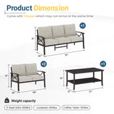 Wholesale 7 - Person Patio Conversation Sets with Cushions