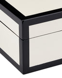Ivory Lacquer Box Set of 2