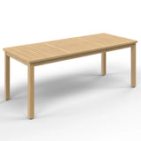 Solid Wood 78.74" Outdoor Dining Table