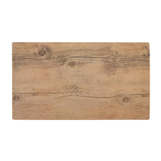 Melamine "Wood" Platter 18x10"