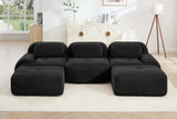MIA 117'' 3-Seater Sofa with 2 Ottomans