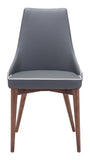 Moor Dining Chair (Set of 2) Dark Gray