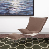Puff Ottoman Cover Barbet Chocolate-Cover Only