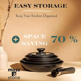 Moss & Stone 10-Pc Nonstick Cookware Set