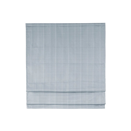 Basketweave Room Darkening Cordless Roman Shade, Blue