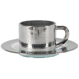 A&B Home Cup & Saucer Set of 2 for Tea & Coffee