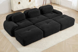 MIA 117'' 3-Seater Sofa with 3 Ottomans
