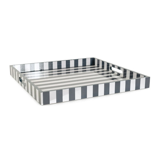 Soho Blue Stripe Tray