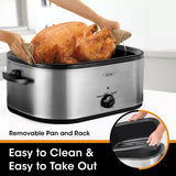 Royalcraft Electric Roaster Oven with Removable Pan 26QT