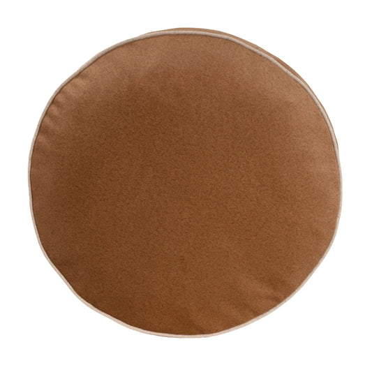 Qivuit Brown Tall Pouf