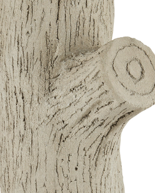Faux Bois Large Bird Bath