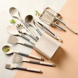 13pcs Stainless Steel Silicone Kitchen Utensil Set